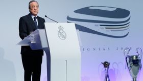 Florentino: Lo que hemos logrado es con la convicción de que el Madrid no se rinde