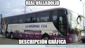 Los mejores memes del Real Madrid - Valladolid. Foto: memedeportes.com