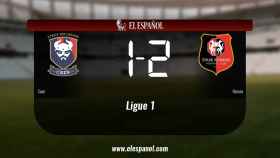 El Rennes derrotó al Caen por 1-2