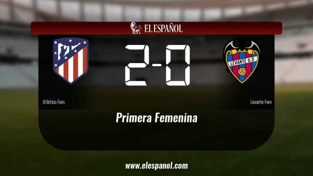 El Atlético de Madrid Femenino se lleva la victoria en su casa al ganar al Levante