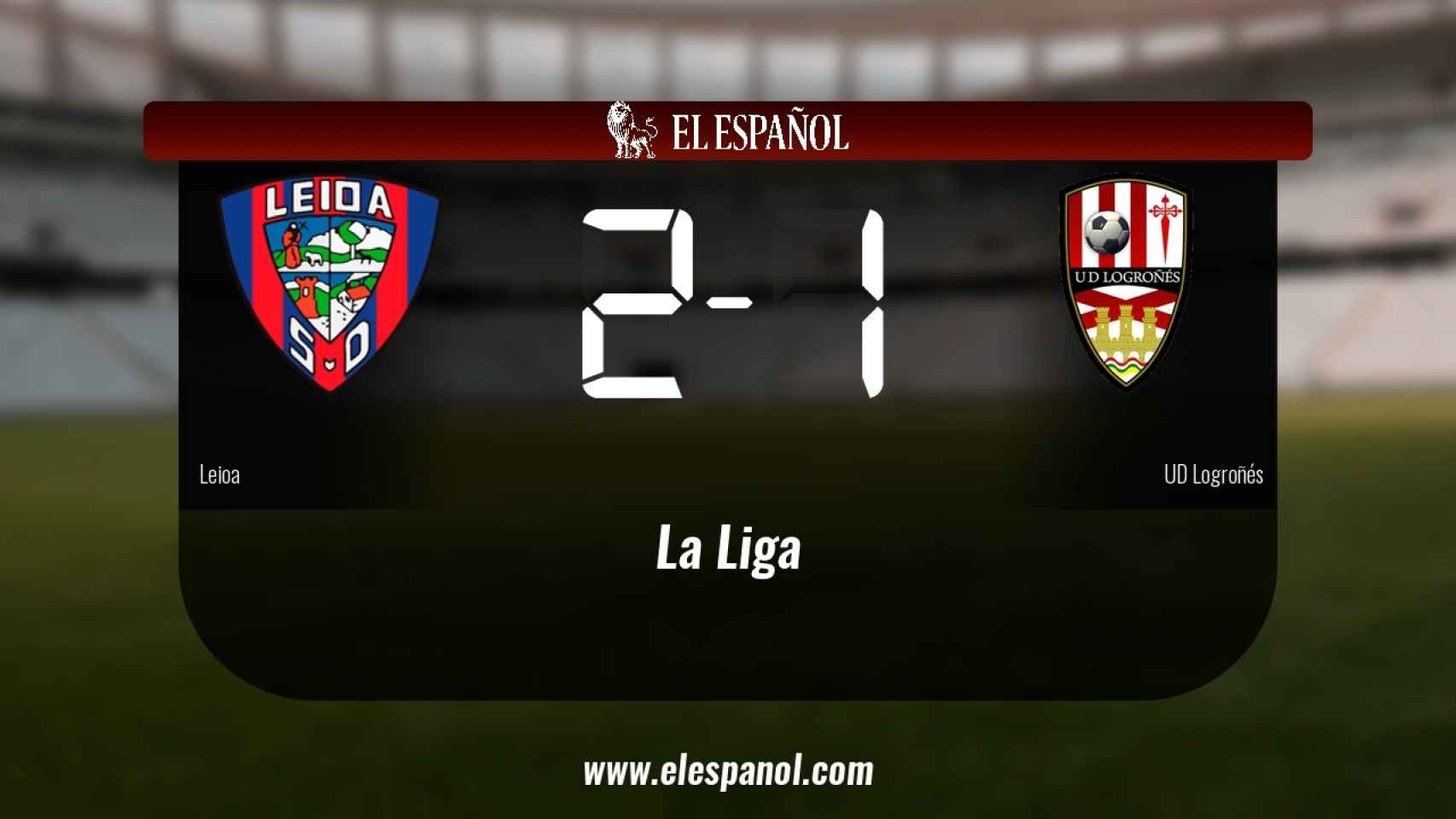 Triunfo del Leioa por 2-1 frente al Logroñés