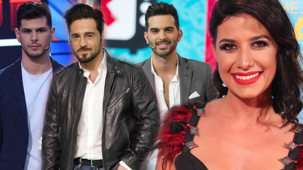 Ares, Alejandro Nieto, Bustamante y Suso en montaje JALEOS.