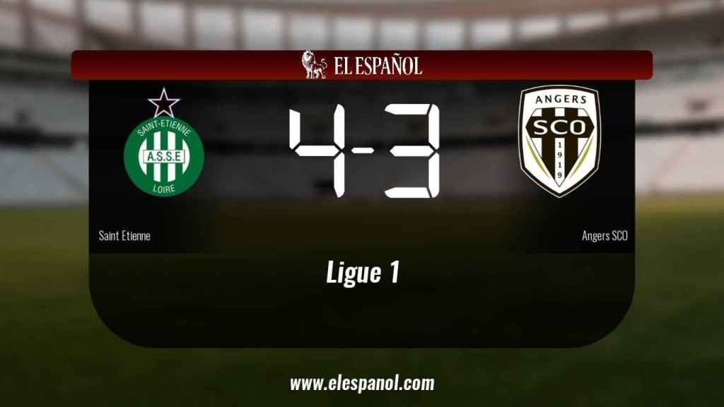 El Saint Etienne gana en el Stade Geoffroy-Guichard al Angers SCO