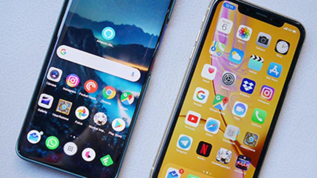 iPhone y Android.
