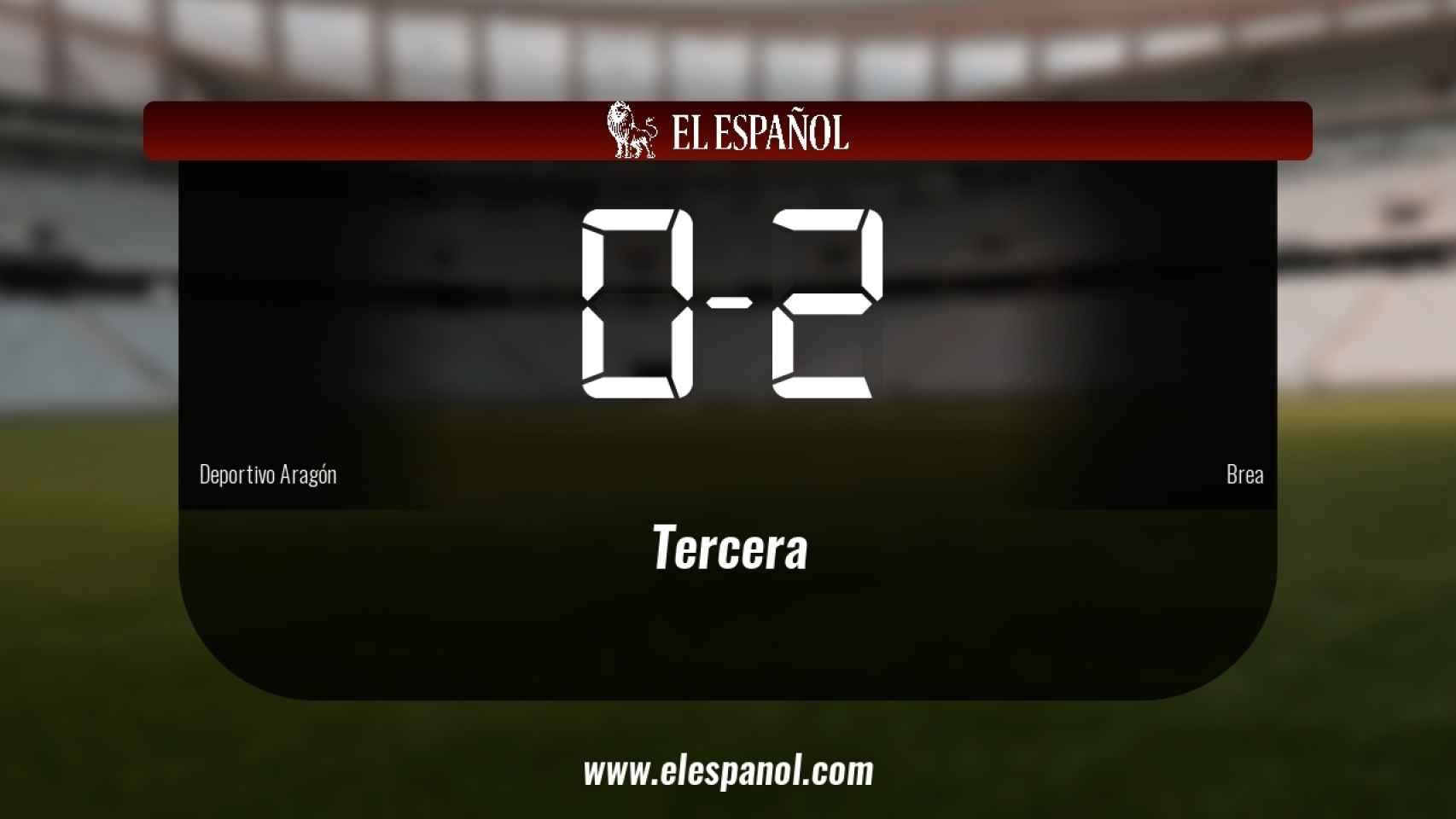 El Brea doblegó al Deportivo Aragón por 0-2