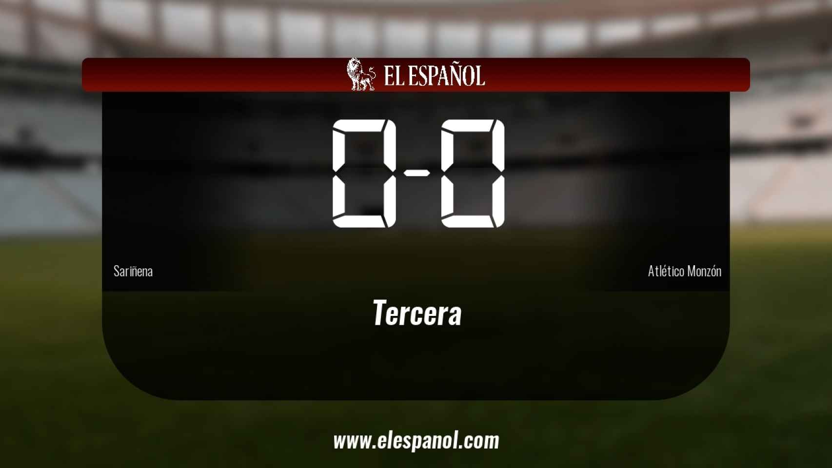 El Sariñena y el Atlético Monzón empatan (0-0)