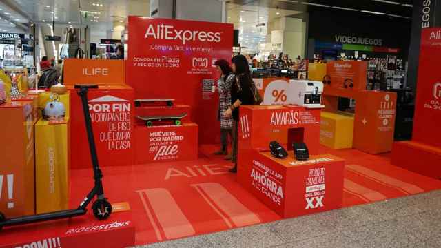 La tienda 'pop up' de AliExpress en El Corte Inglés.