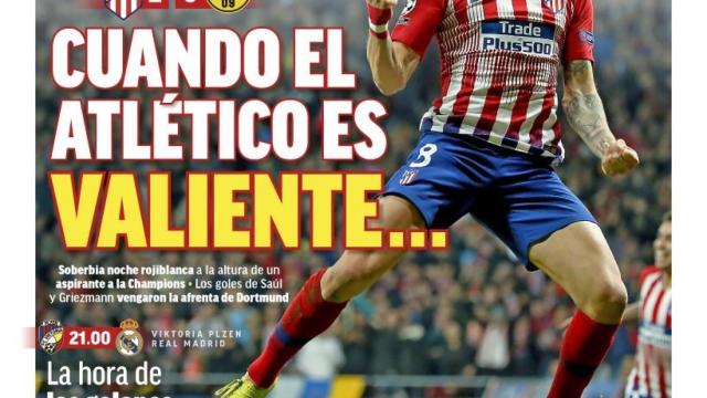 La portada del diario MARCA (07/11/2018)