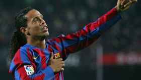 Ronaldinho, en su etapa en el FC Barcelona.