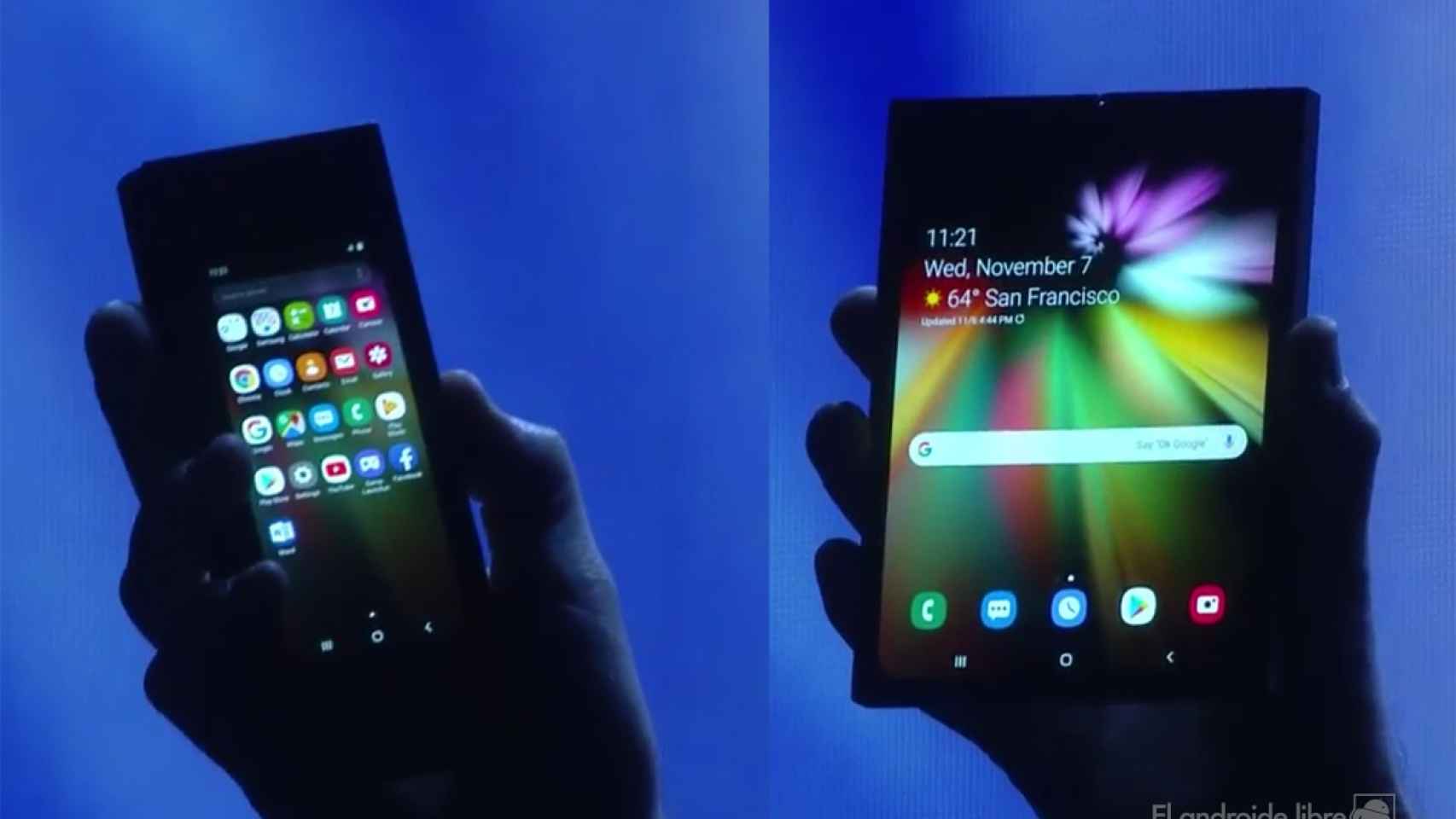 Imagen de los nuevos dispositivos de Samsung.
