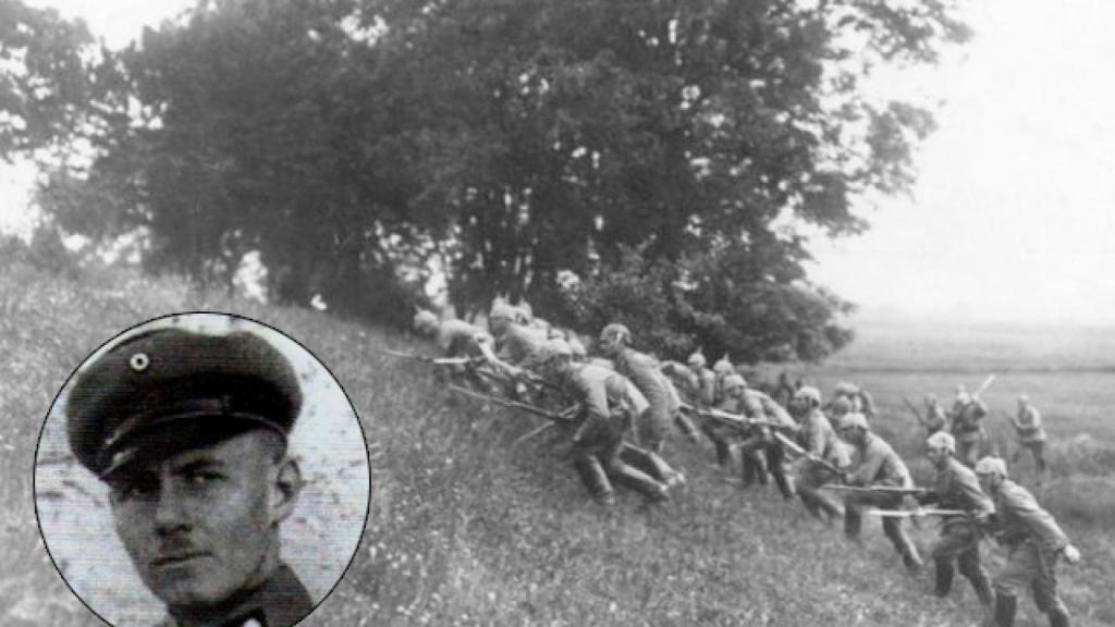 El teniente alemán Erwin Rommel y una ofensiva de las tropas alemanas durante la Gran Guerra.