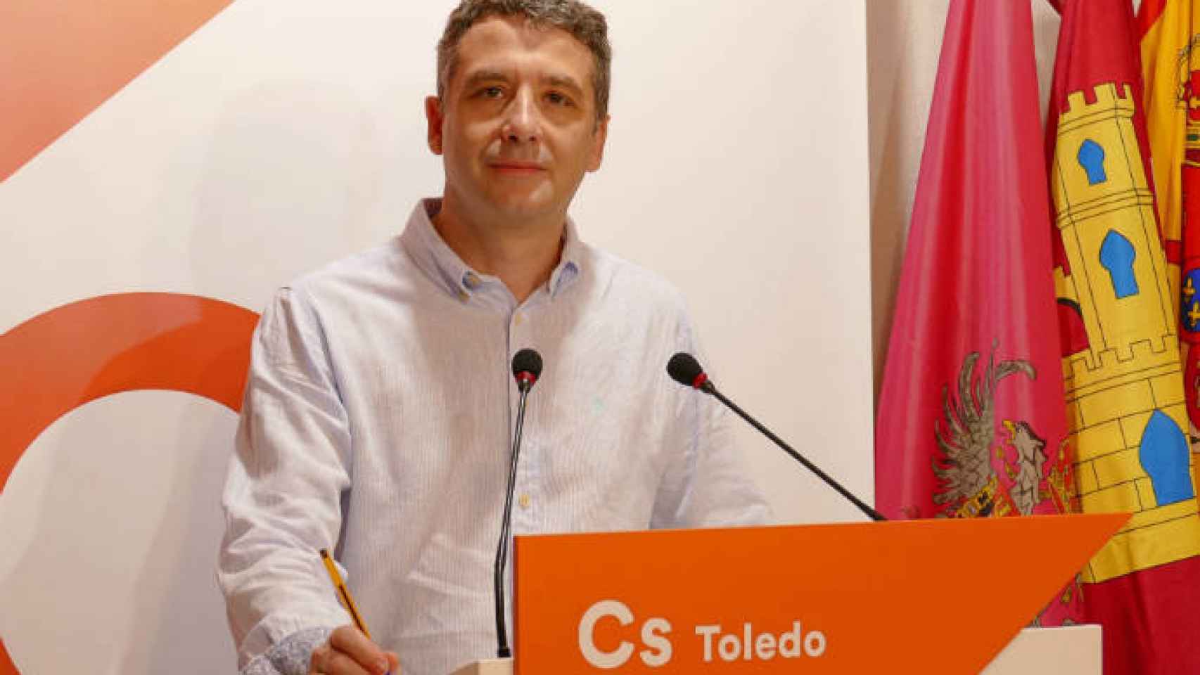 Esteban Paños, concejal de Ciudadanos en Toledo