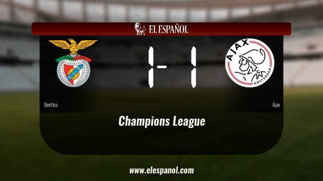 El Benfica y el Ajax empatan (1-1)