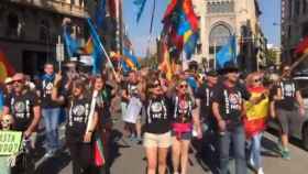 Manifestación de Jusapol en Barcelona