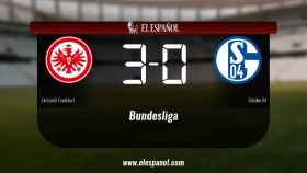 Triunfo del Eintracht Frankfurt por 3-0 frente al Schalke 04