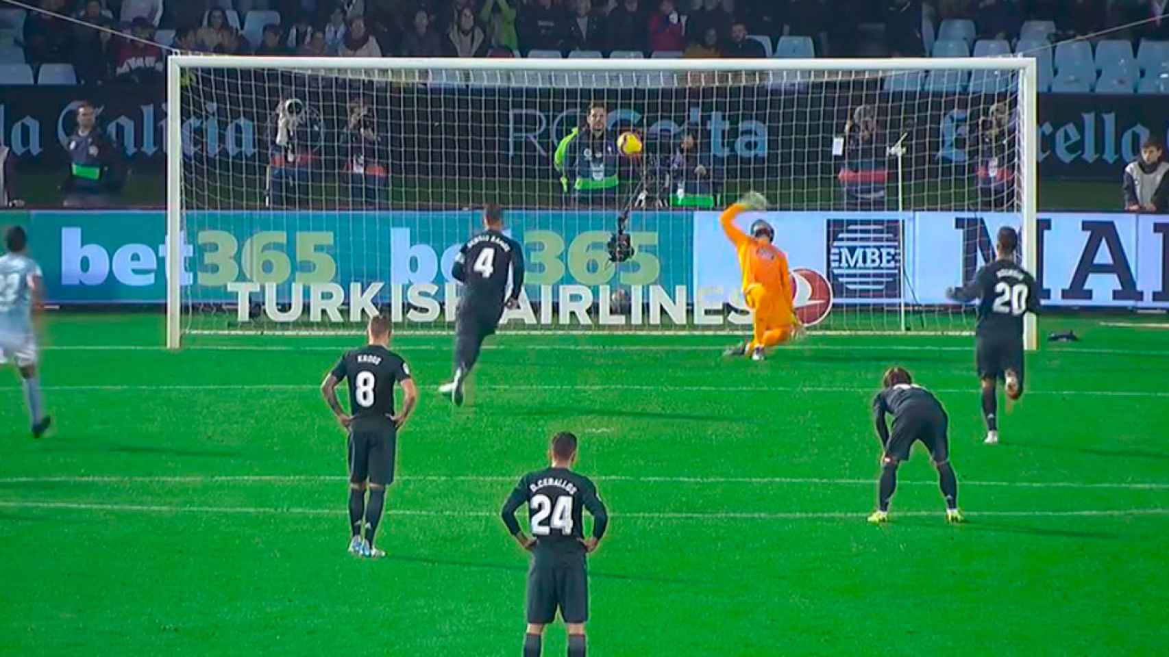 Sergio Ramos marca a lo Panenka un penalti ante el Celta de Vigo