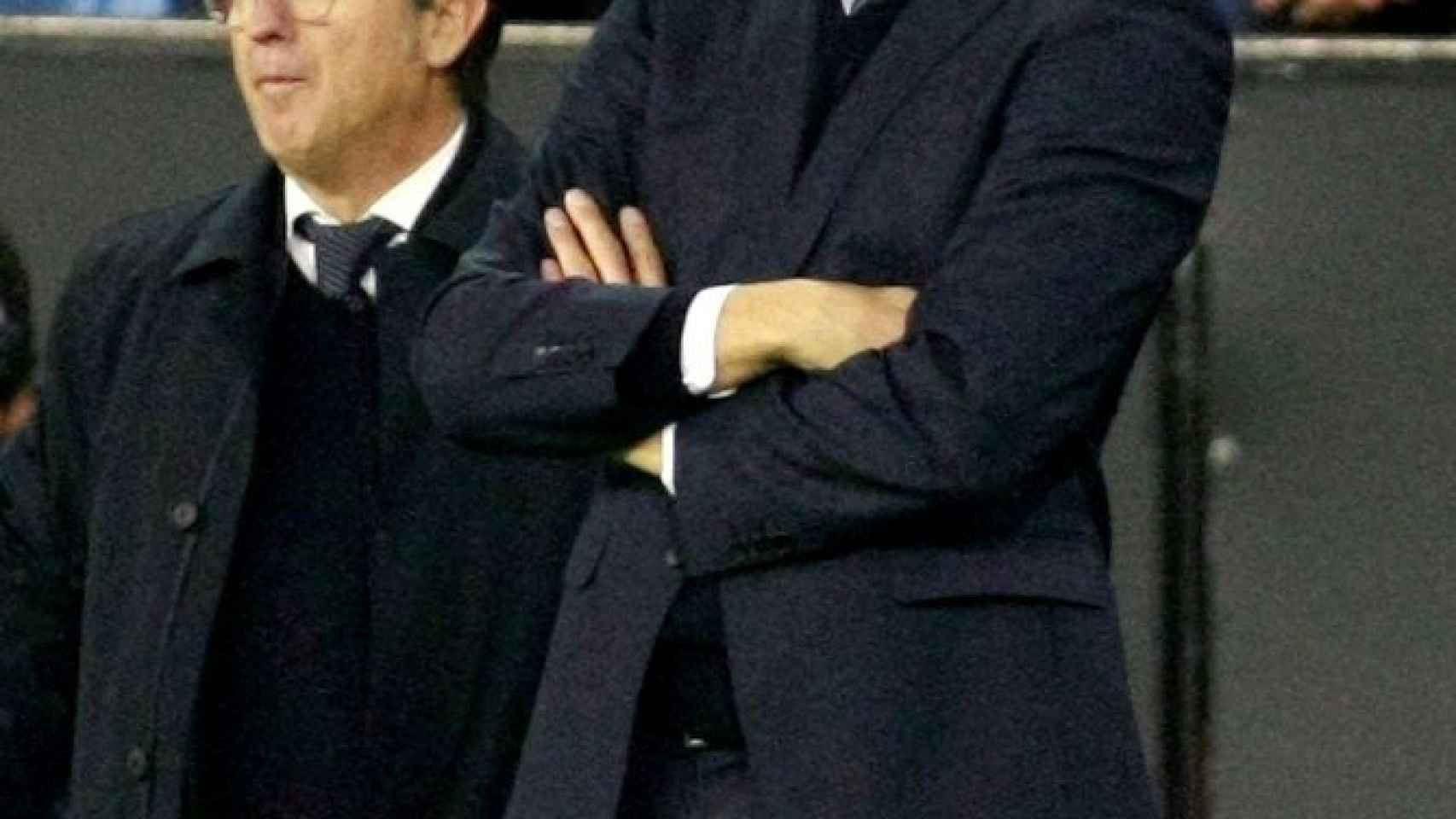 El técnico argentino del Real Madrid, Santiago Solari, durante el encuentro