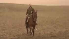 Santiago Abascal (Vox), a caballo por Andalucía.