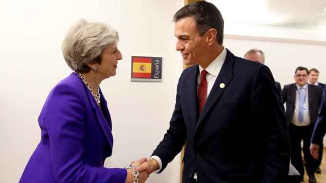 Pedro Sánnchez se reúne con Theresa May