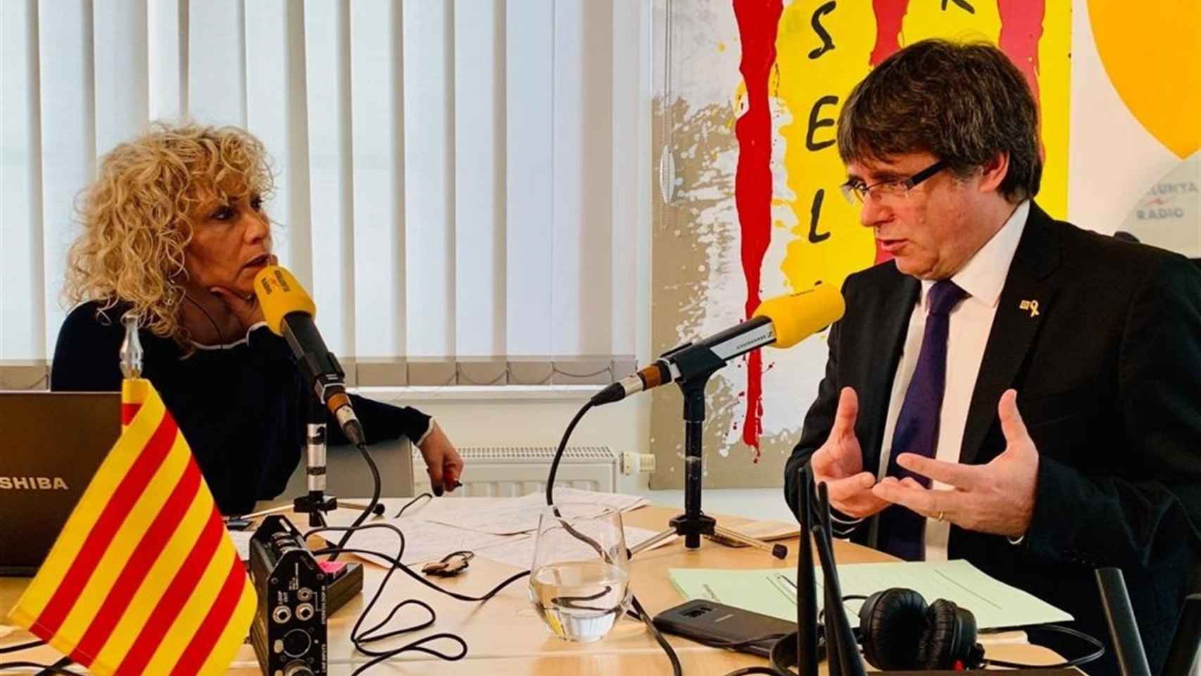Puigdemont este martes hablando en Catalunya Ràdio.