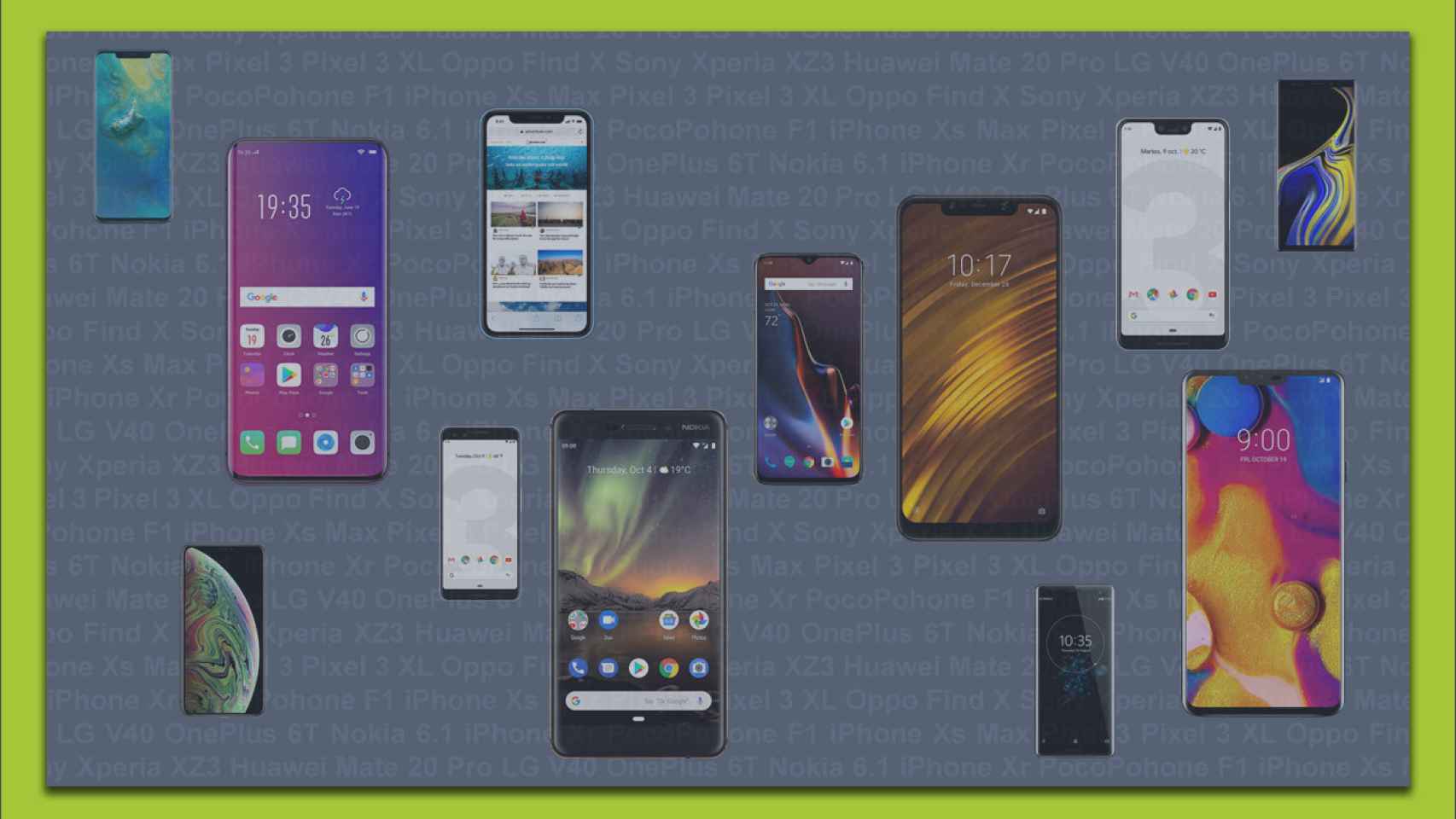 Los mejores móviles de 2018 elegidos por El Androide Libre