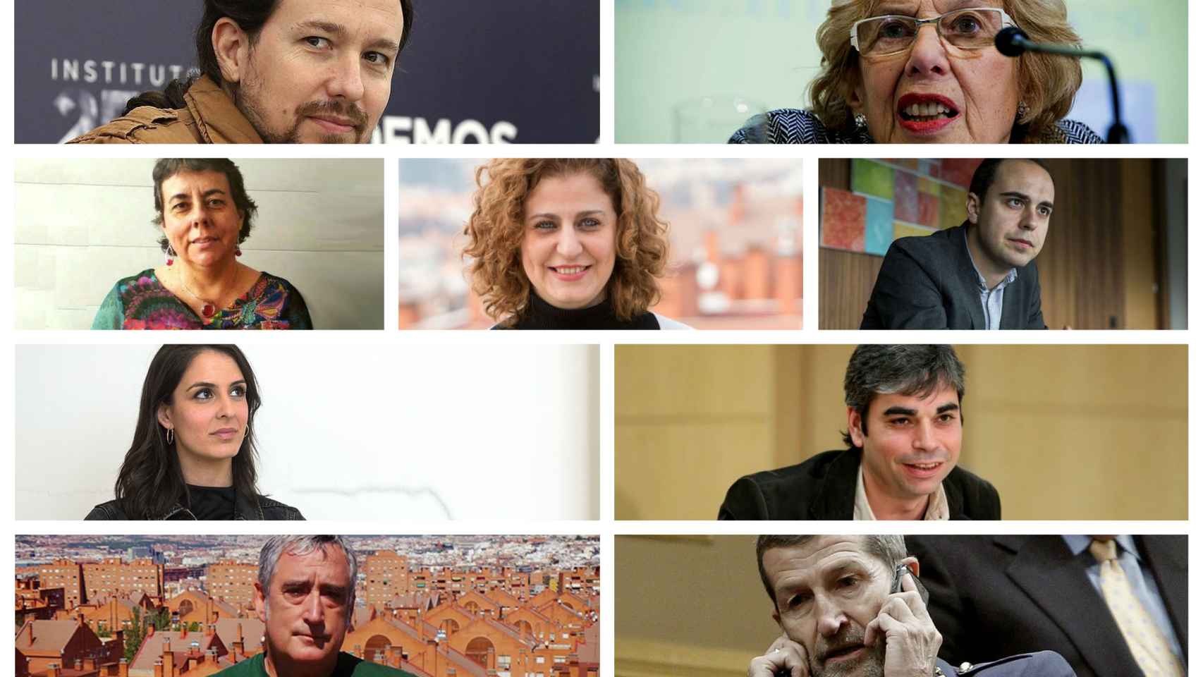 Quién es quién en la guerra de Podemos Madrid