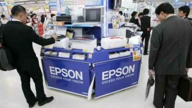 El stand de Epson.