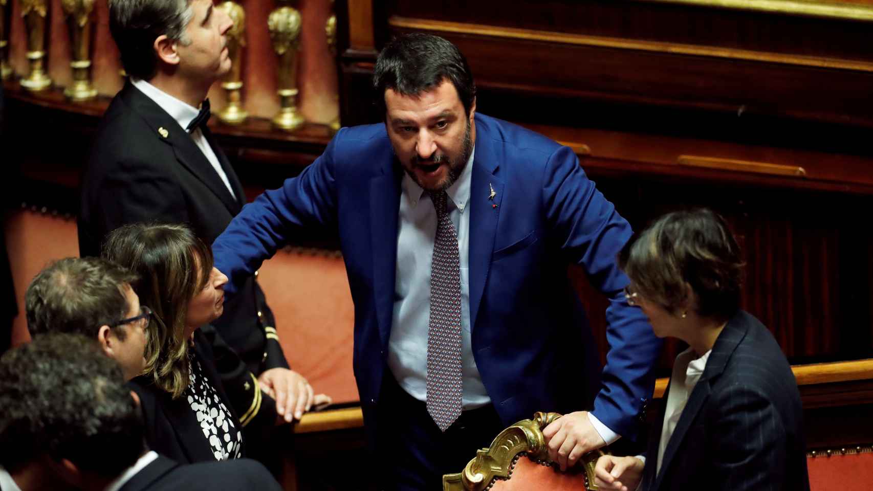 El viceprimer ministro italiano, Matteo Salvini, se ha negado a corregir los Presupuestos