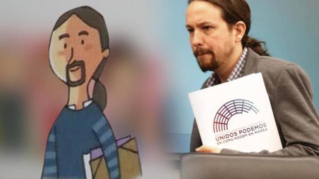 Pablo Iglesias en un libro de texto, el último gran complot para adoctrinar