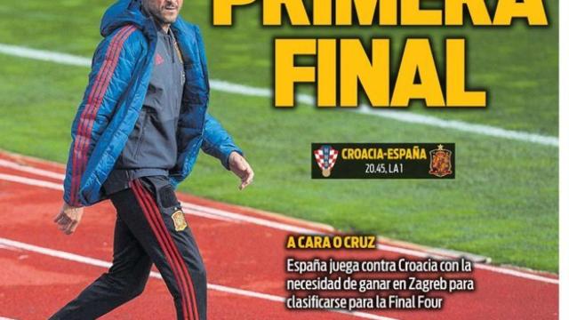 Portada Sport (15/11/2018)