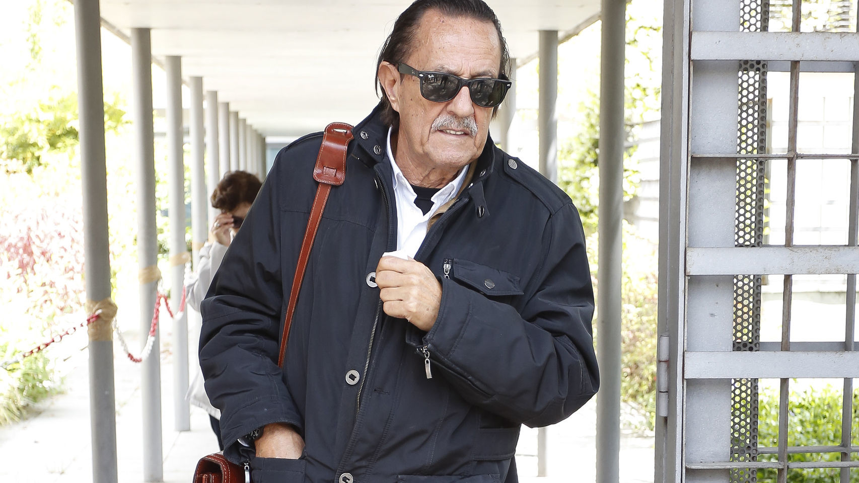 Julián Muñoz a la salida de los juzgados.