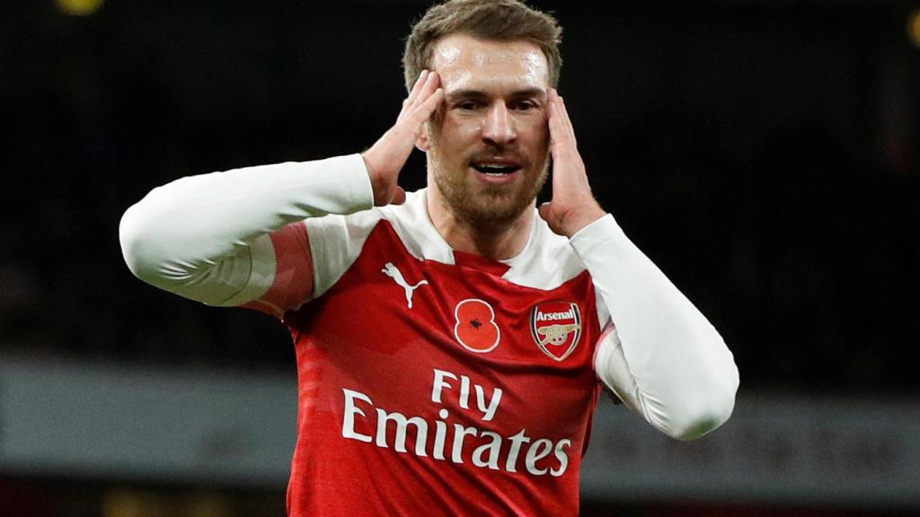 Ramsey, en un partido con el Arsenal