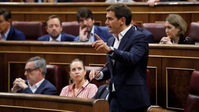 Rivera, durante una intervención en el Congreso.