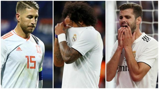 Sergio Ramos, Marcelo y Nacho