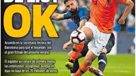 Portada del diario Sport (17/11/2017)