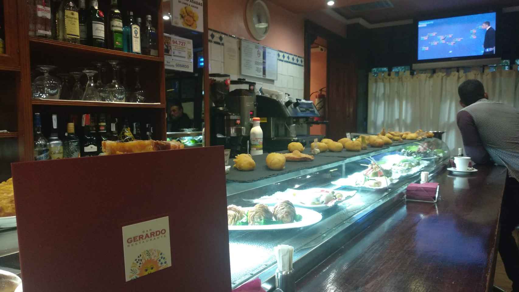 El bar Gerardo es un clásico y un referente culinario en el barrio de Delicias.