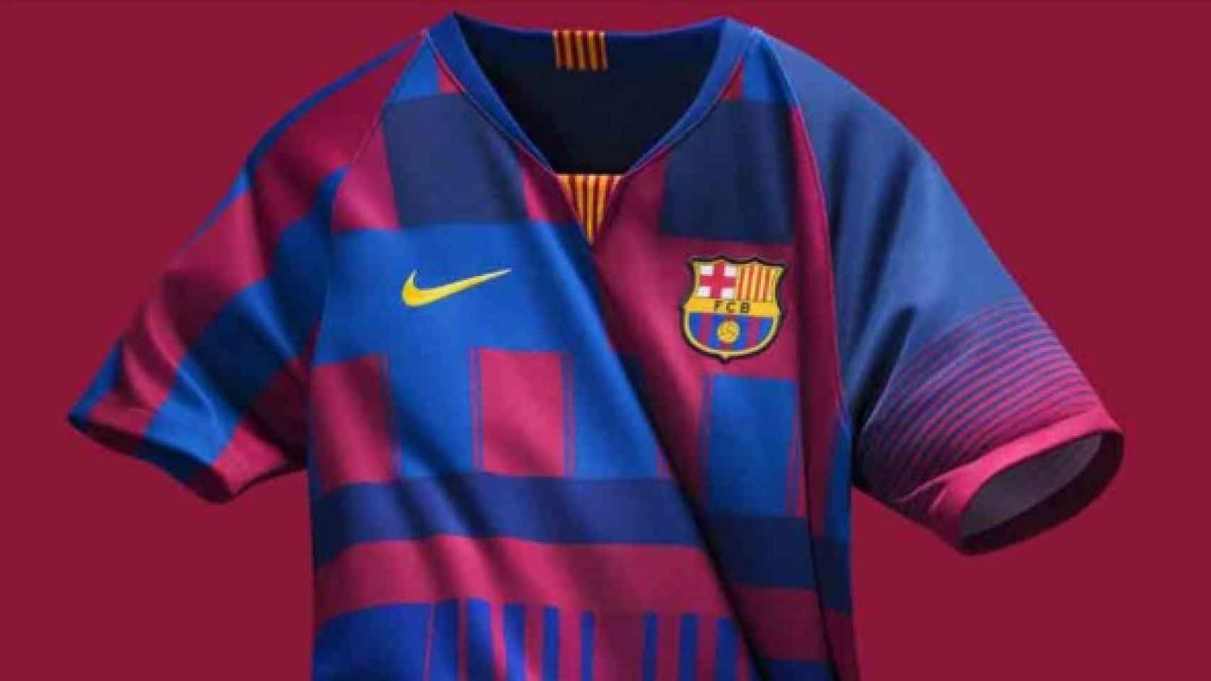 La camiseta de Nike por los 20 años juntos al Barça. Foto: Nike