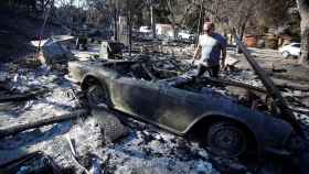 Los incendios en California (EEUU) han arrasado Woosley, en Westlake Village.