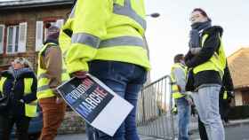 Manifestaciones de chalecos amarillos contra la subida de impuestos a los carburantes en Francia.
