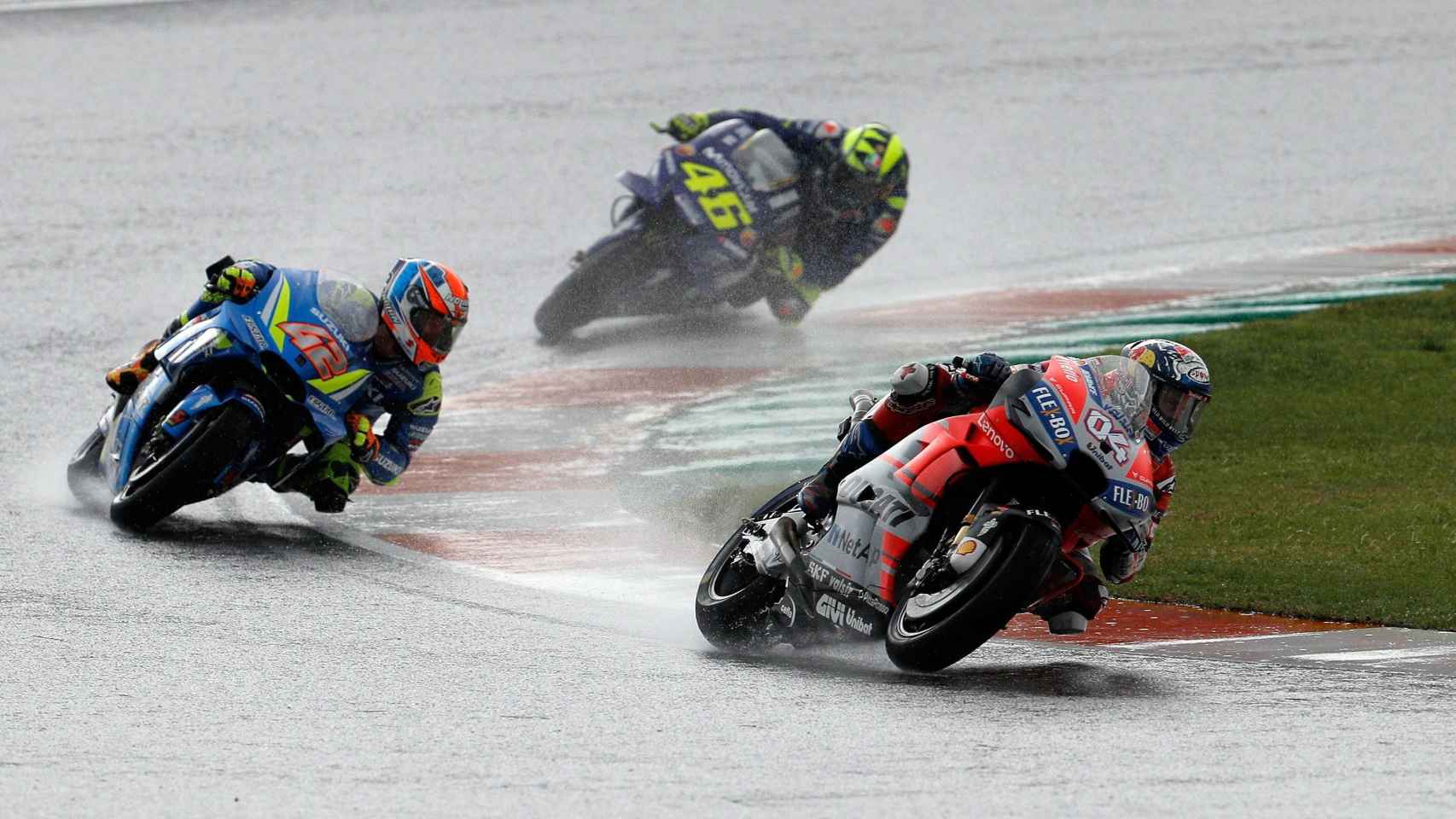 Entrenamiento de pretemporada de MotoGP, en una imagen de archivo.