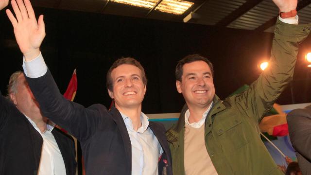 Pablo Casado y Juanma Moreno