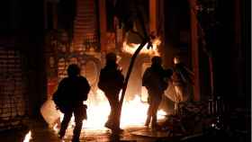 Los violentos disturbios de Atenas se saldan con 19 detenidos y dos agentes heridos