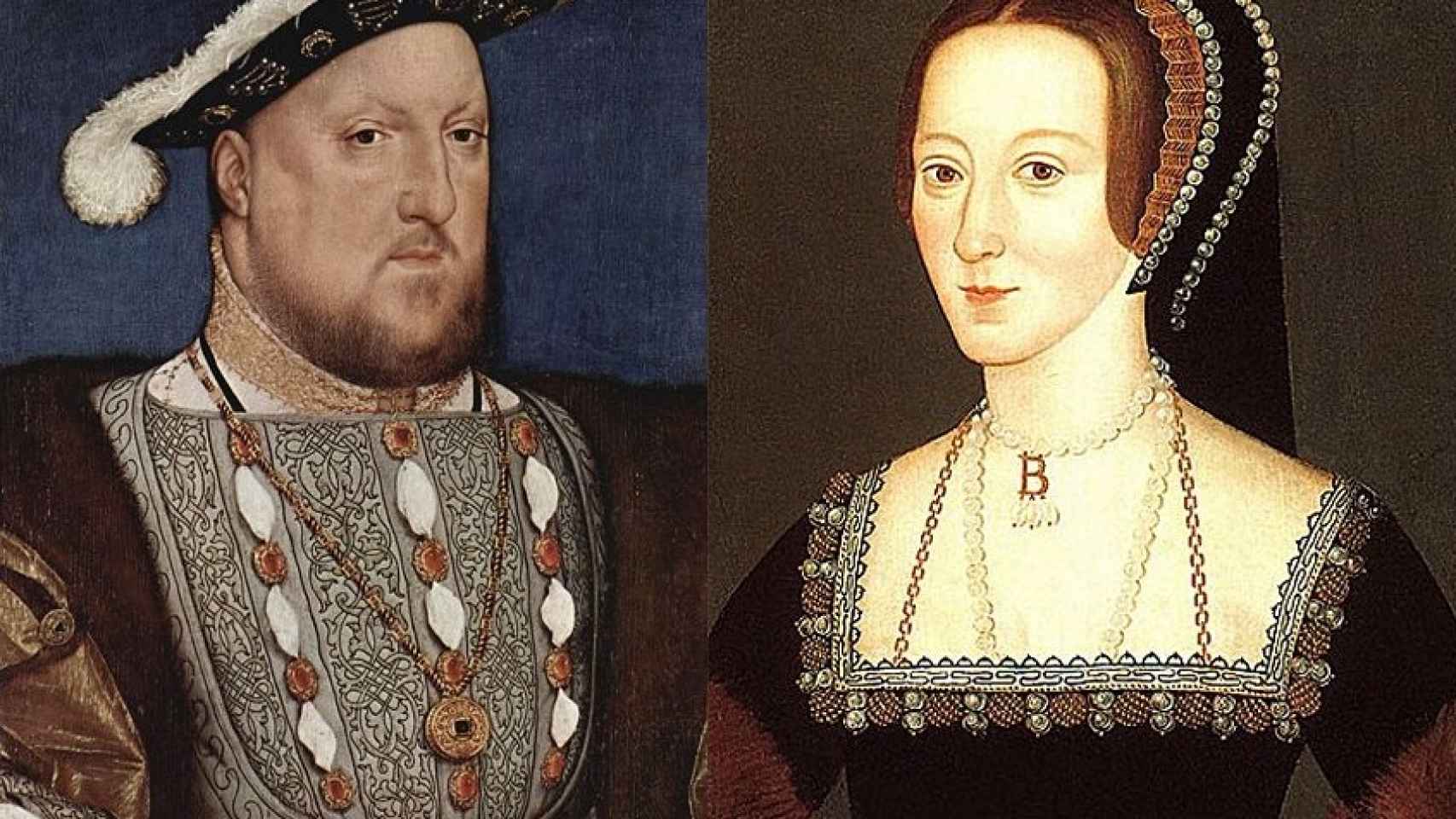 Enrique VIII y Ana Bolena.