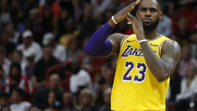 LeBron James, con los Lakers