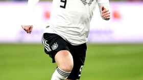 Timo Werner en un partido con la selección alemana