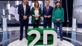 Los candidatos a la presidencia de Andalucía, antes del debate.