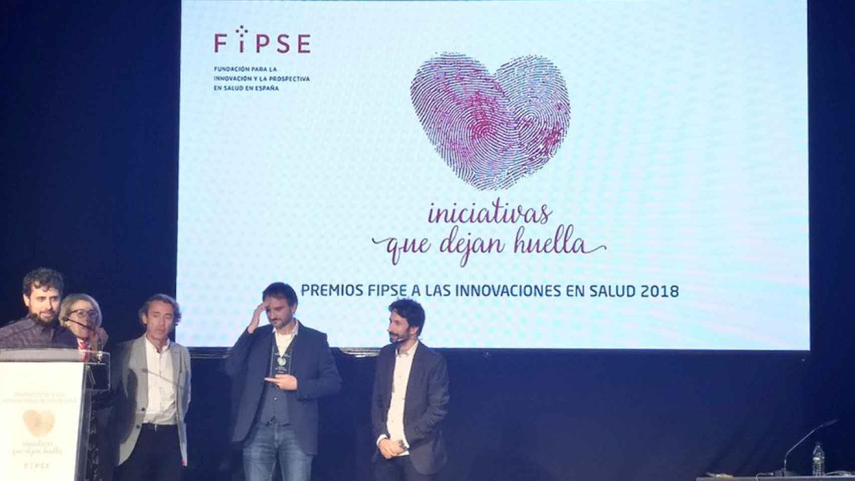 Ganadores de los Premios FIPSE a las innovaciones en salud 2018.