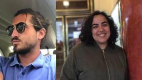 A la izquierda, Marc; a la derecha, Beatriz Marqués, que usurpó su identidad.