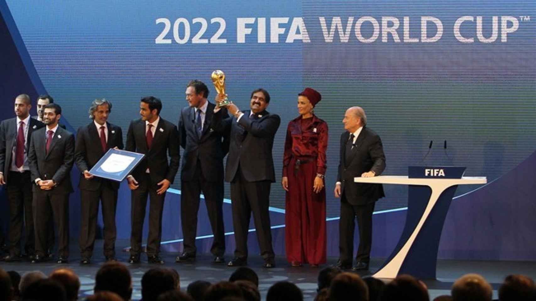 La FIFA anuncia que Catar se lleva el Mundial 2022. Foto: fifa.com