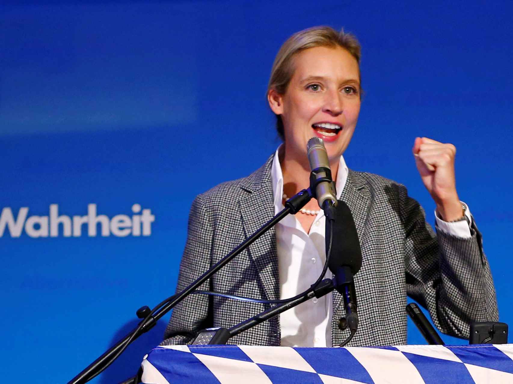 Alice Weidel, la ahora co-líder de AfD en el Bundestag.